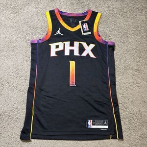 Jordan Devin Booker Phoenix Suns Black PHX Jersey Men’s M 44 Swingman NBA New!!